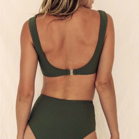 NWT WANDERLUST textured bikini Erin in BLACK - Picture 2 of 8